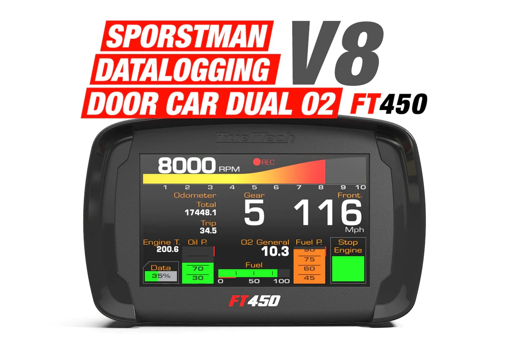 FT450 V8 Sportsman Datalogging Door Car Dual O2 TRSMOTORSPORT